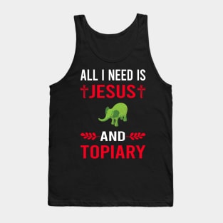 I Need Jesus And Topiary Tank Top